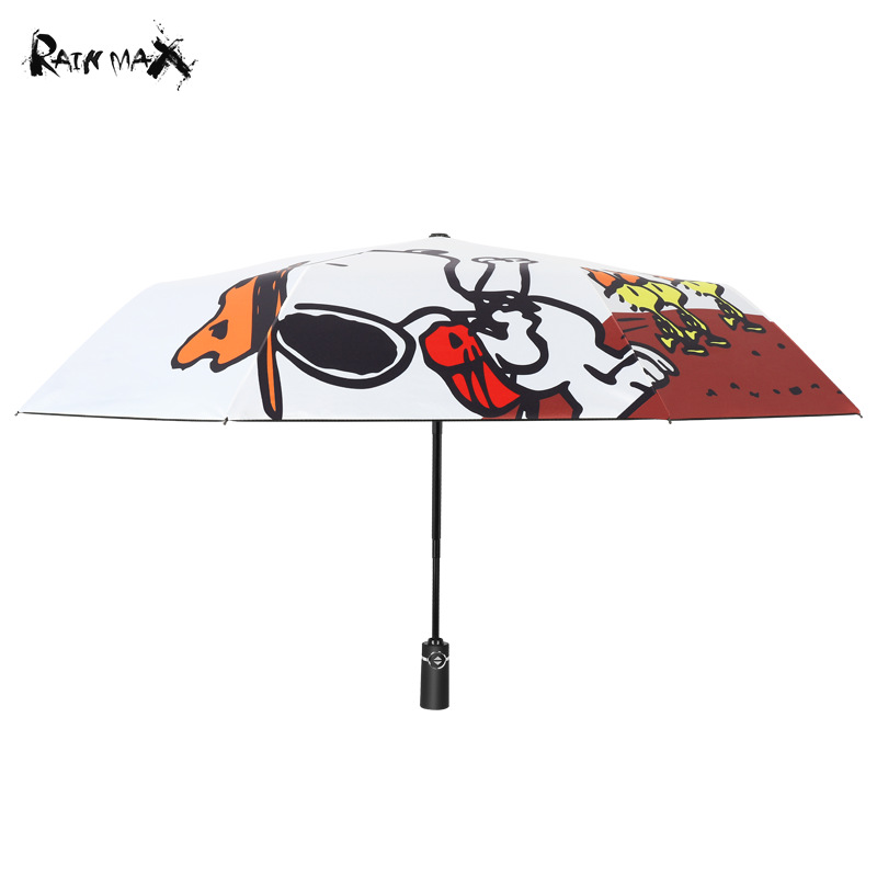 Cross border children Snoopy animation Fully automatic umbrella folding Sun Protection Shade umbrella Men and women