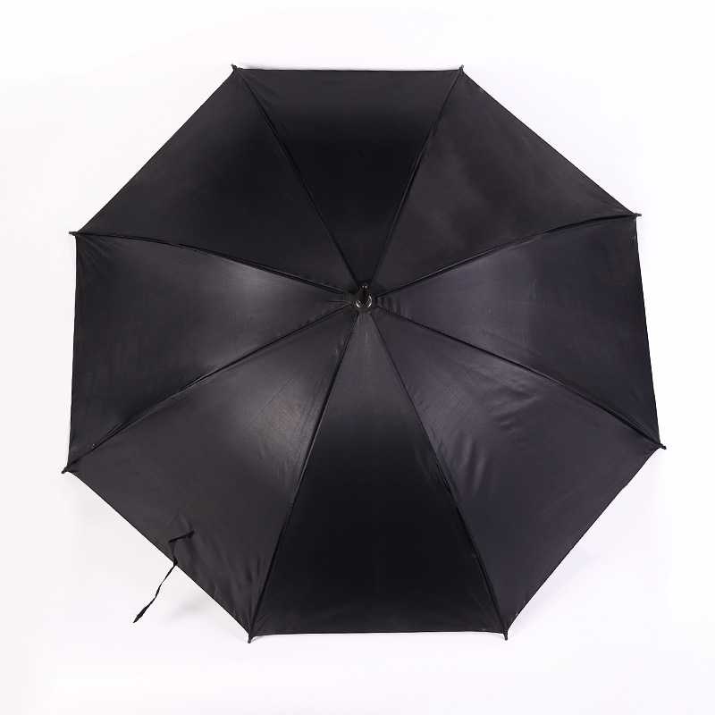 68cm Automatic 8-Bone Umbrella Funeral Instrument All Black Umbrella Straight Rod Curved Handle Umbrella Factory Low Price Wholesale Spot 68cm Automatic 8-Bone Umbrella Funeral Instrument All Black Umbrella Straight Rod Curved Handle Umbrella Factory Low Price Wholesale Spot