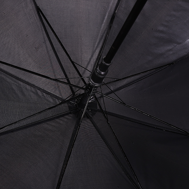 68cm Automatic 8-Bone Umbrella Funeral Instrument All Black Umbrella Straight Rod Curved Handle Umbrella Factory Low Price Wholesale Spot 68cm Automatic 8-Bone Umbrella Funeral Instrument All Black Umbrella Straight Rod Curved Handle Umbrella Factory Low Price Wholesale Spot