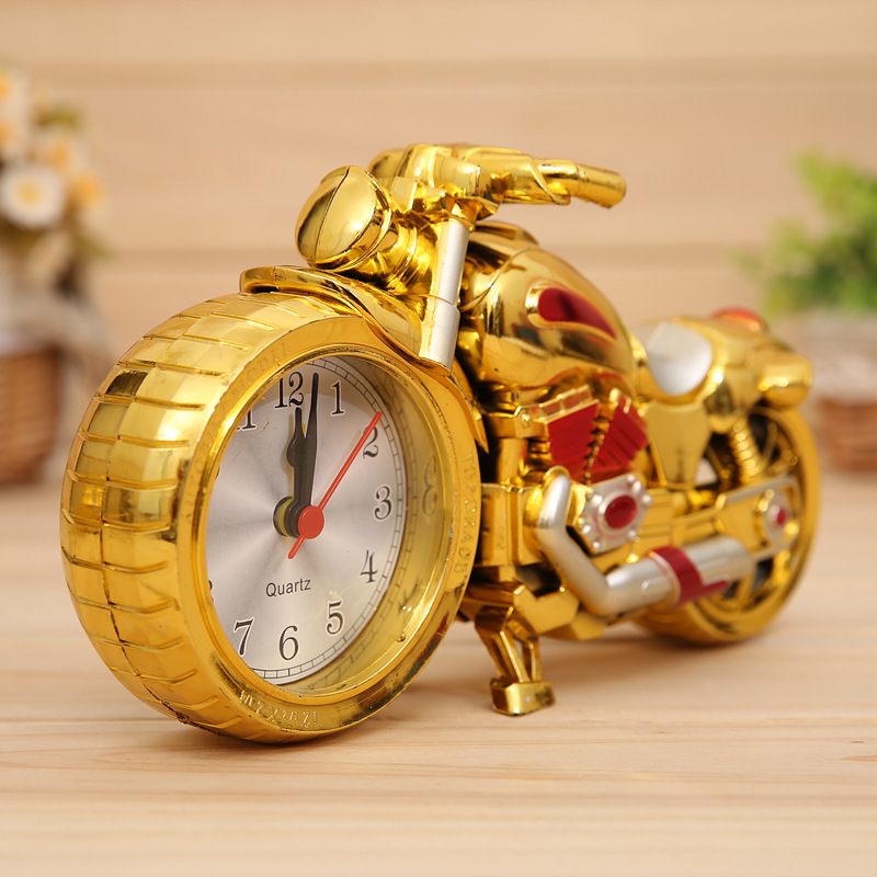 Motorcycle Alarm Clock Clock Table Clock Mini Desktop Clock Small Ornaments Bicycle Shape Gadget Creative Gift Motorcycle Alarm Clock Clock Table Clock Mini Desktop Clock Small Ornaments Bicycle Shape Gadget Creative Gift