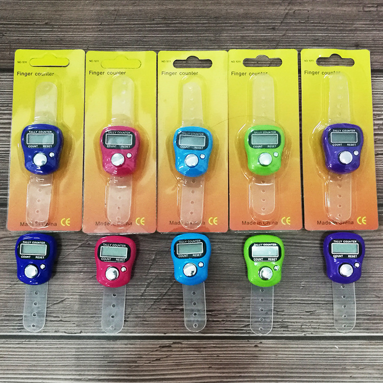 Electronic Buddhist Supplies Led Buddha Counter Religious Dharma-Vessel Prayer Muslim Finger Ring Register