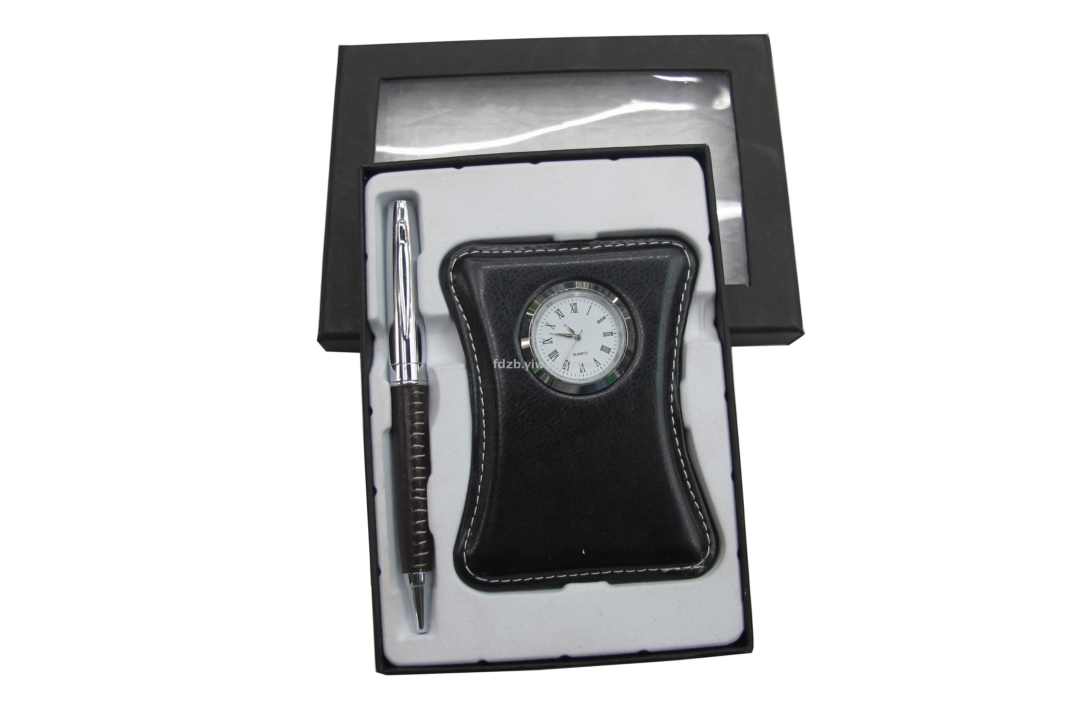 Fashion table set customized LOGO customized enterprise business activities presented desktop clock gift set Fashion table set customized LOGO customized enterprise business activities presented desktop clock gift set