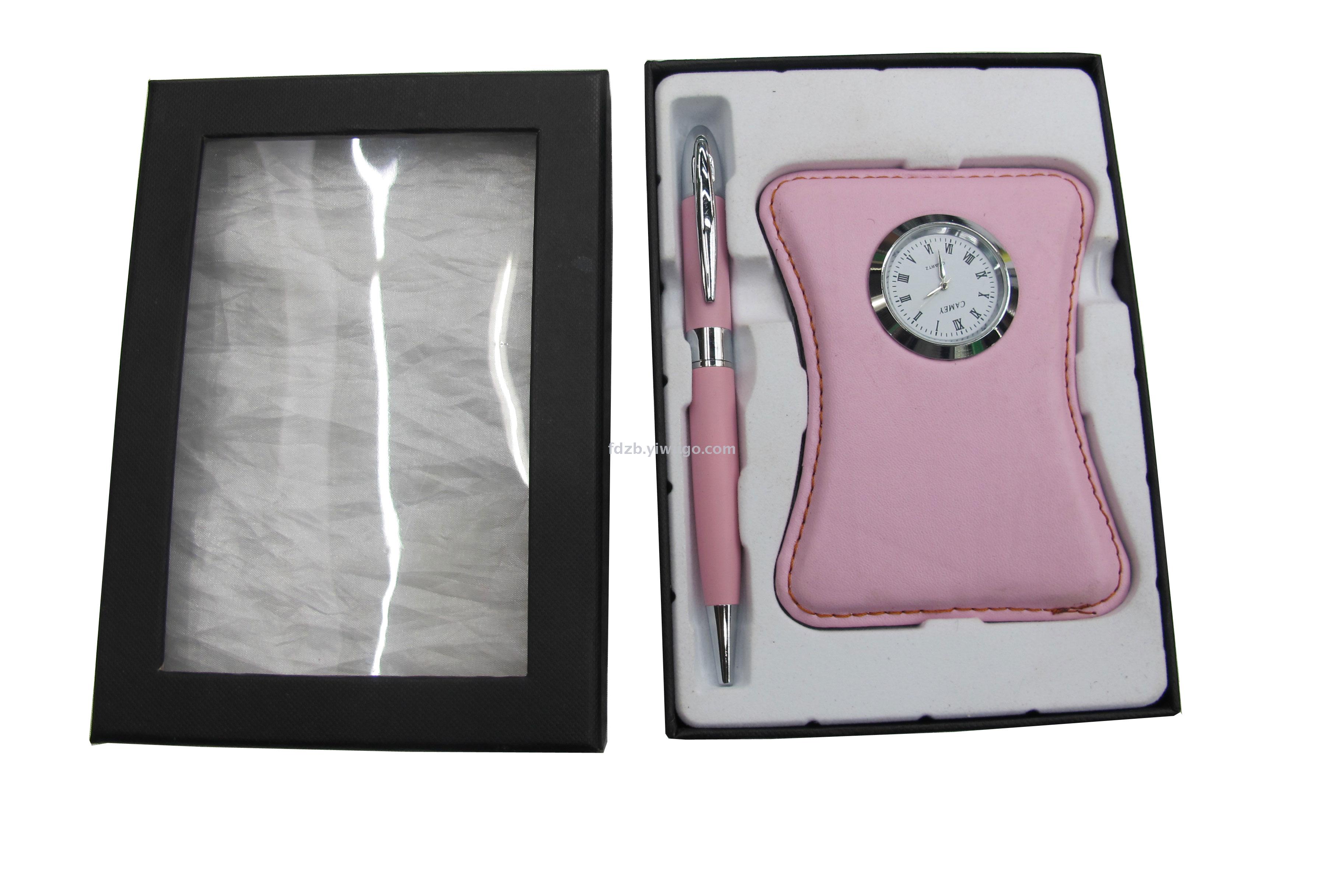 Fashion table set customized LOGO customized enterprise business activities presented desktop clock gift set Fashion table set customized LOGO customized enterprise business activities presented desktop clock gift set