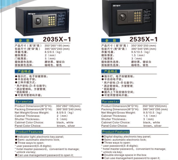 Luxury hotel supplies electronic combination safe deposit box small hotel with a small safe Luxury hotel supplies electronic combination safe deposit box small hotel with a small safe