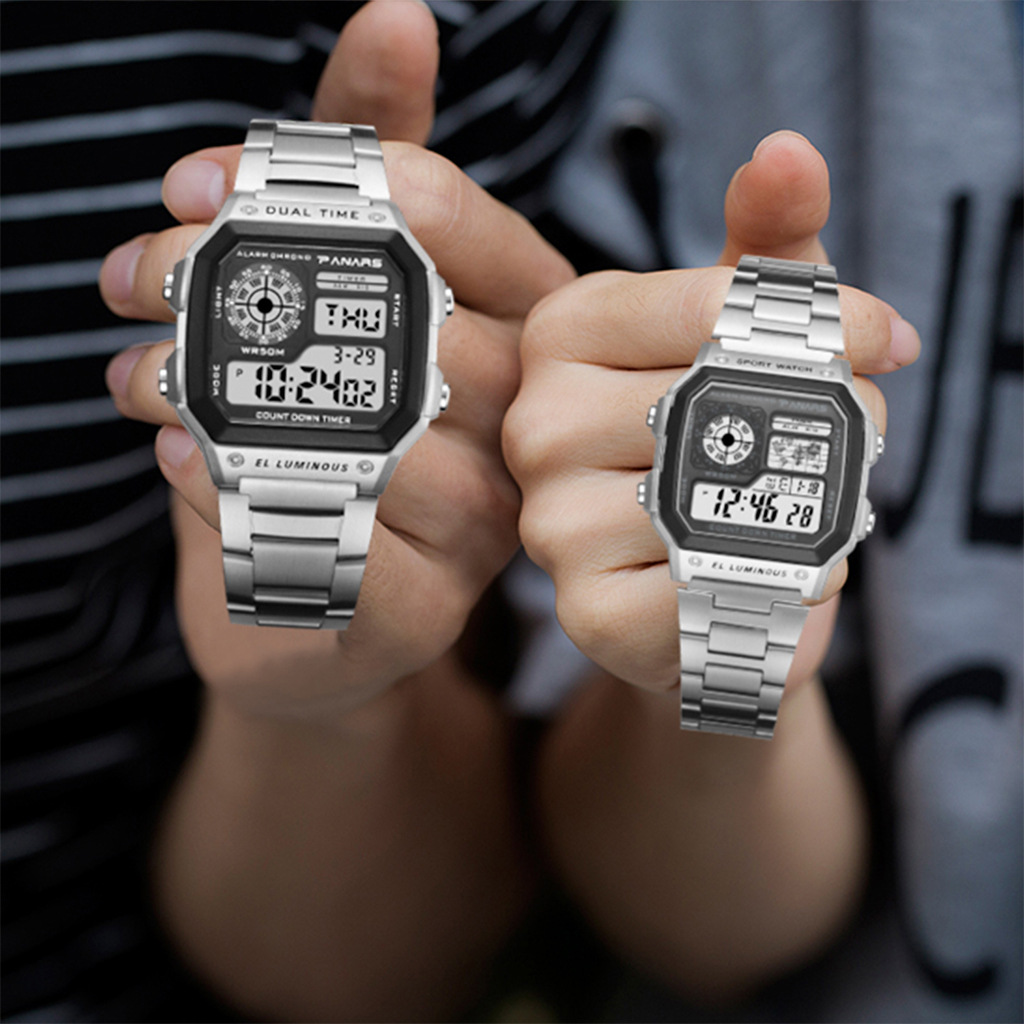 Internet Hot Waterproof Multifunctional Sports Electronic Watch Square Fashion Electronic Watch Luminous Alloy Watch Internet Hot Waterproof Multifunctional Sports Electronic Watch Square Fashion Electronic Watch Luminous Alloy Watch