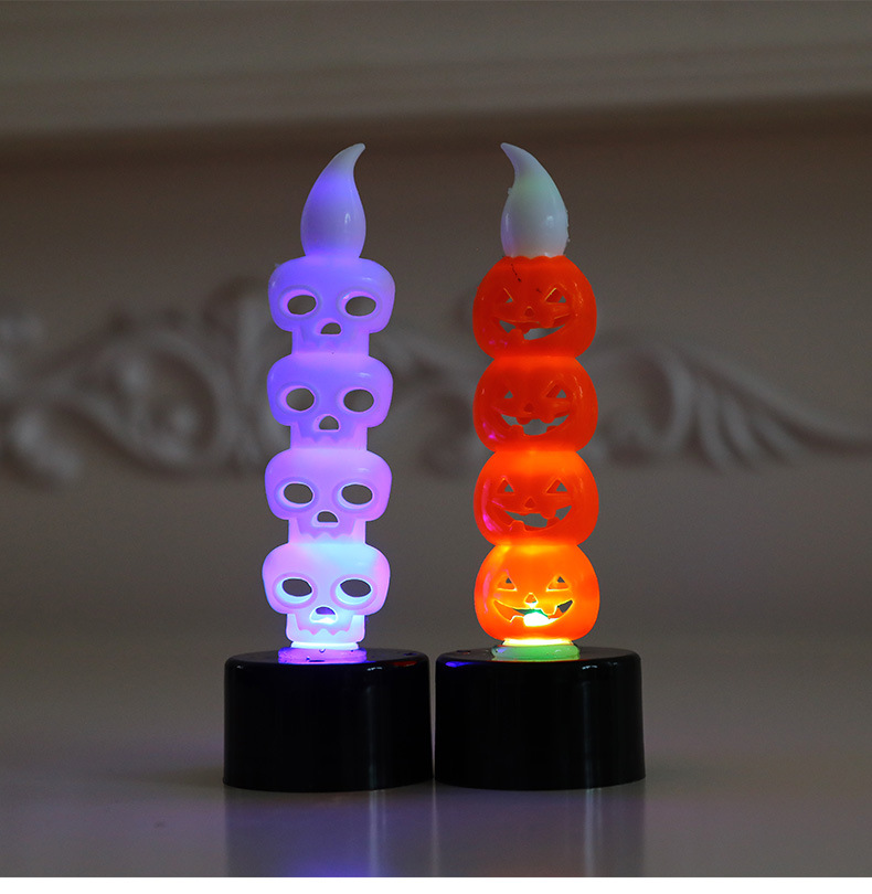 Wholesale cross-border Halloween candles skeleton candles pumpkin candles Halloween gifts props electronic candles Wholesale cross-border Halloween candles skeleton candles pumpkin candles Halloween gifts props electronic candles