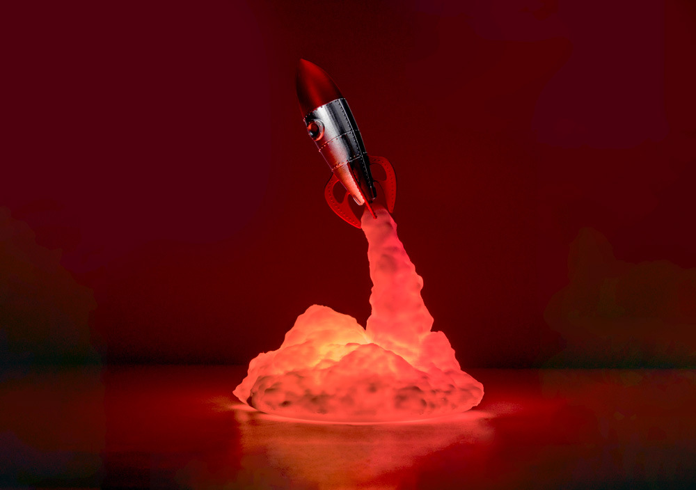 3D Printing Rocket Lamp Saturn Lamp New Exotic Gift Cross-Border Electronic Creative Product Decoration Led Small Night Lamp 3D Printing Rocket Lamp Saturn Lamp New Exotic Gift Cross-Border Electronic Creative Product Decoration Led Small Night Lamp