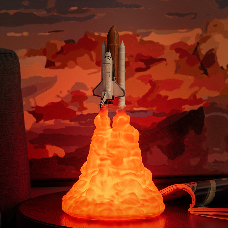 3D Printing Rocket Lamp Saturn Lamp New Exotic Gift Cross-Border Electronic Creative Product Decoration Led Small Night Lamp 3D Printing Rocket Lamp Saturn Lamp New Exotic Gift Cross-Border Electronic Creative Product Decoration Led Small Night Lamp