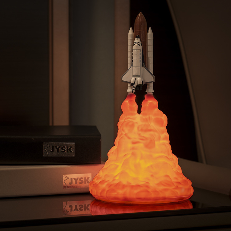 3D Printing Rocket Lamp Saturn Lamp New Exotic Gift Cross-Border Electronic Creative Product Decoration Led Small Night Lamp 3D Printing Rocket Lamp Saturn Lamp New Exotic Gift Cross-Border Electronic Creative Product Decoration Led Small Night Lamp