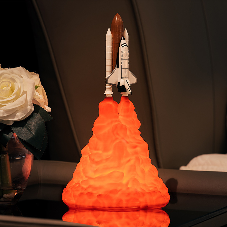 3D Printing Rocket Lamp Saturn Lamp New Exotic Gift Cross-Border Electronic Creative Product Decoration Led Small Night Lamp 3D Printing Rocket Lamp Saturn Lamp New Exotic Gift Cross-Border Electronic Creative Product Decoration Led Small Night Lamp