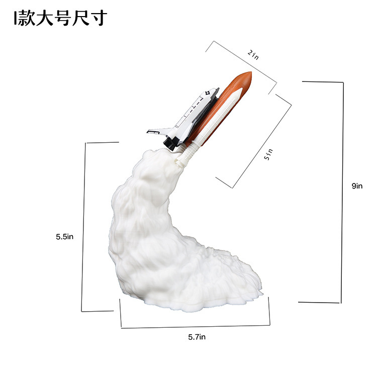 3D Printing Rocket Lamp Saturn Lamp New Exotic Gift Cross-Border Electronic Creative Product Decoration Led Small Night Lamp 3D Printing Rocket Lamp Saturn Lamp New Exotic Gift Cross-Border Electronic Creative Product Decoration Led Small Night Lamp