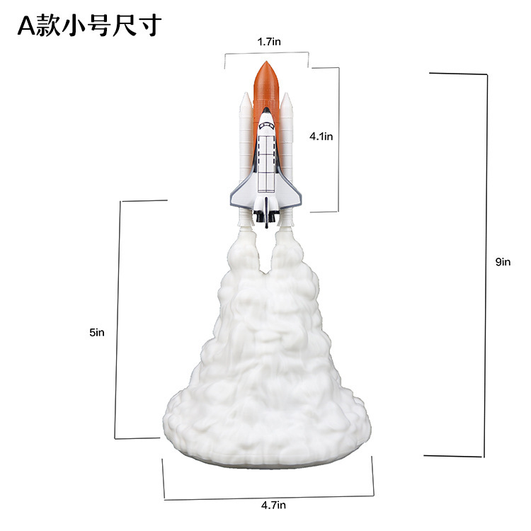3D Printing Rocket Lamp Saturn Lamp New Exotic Gift Cross-Border Electronic Creative Product Decoration Led Small Night Lamp 3D Printing Rocket Lamp Saturn Lamp New Exotic Gift Cross-Border Electronic Creative Product Decoration Led Small Night Lamp