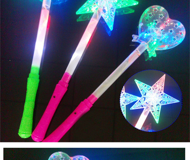 New LED Electronic Cutie Moon Rod Luminous Toys Stall Hot Sale Five-Pointed Star Glow Stick Night Market Hot Sale Toys New LED Electronic Cutie Moon Rod Luminous Toys Stall Hot Sale Five-Pointed Star Glow Stick Night Market Hot Sale Toys