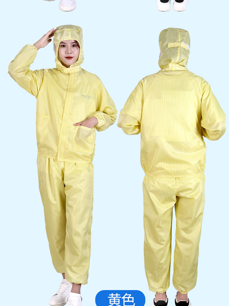 Hooded Split Suit Anti-Static Work Clothes Electronic Food Pharmaceutical Dust-Free Workshop Dustproof Clothes Hooded Split Suit Anti-Static Work Clothes Electronic Food Pharmaceutical Dust-Free Workshop Dustproof Clothes