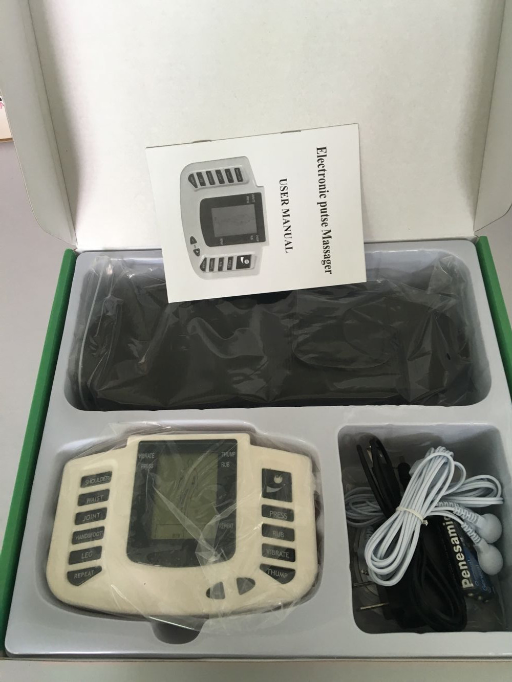 Export Multi-Functional Digital Meridian Massage Device Chinese and English Meridian Massager Electronic Pulse Massage