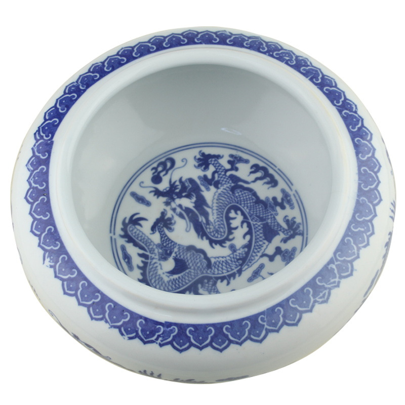 Jingdezhen Blue and White Porcelain Ceramic Writing-Brush Washer Brush Washing Writing Brush Cylinder Calligraphy Materials Case Student Practice Use Writing-Brush Washer Brush Washing Jingdezhen Blue and White Porcelain Ceramic Writing-Brush Washer Brush Washing Writing Brush Cylinder Calligraphy Materials Case Student Practice Use Writing-Brush Washer Brush Washing