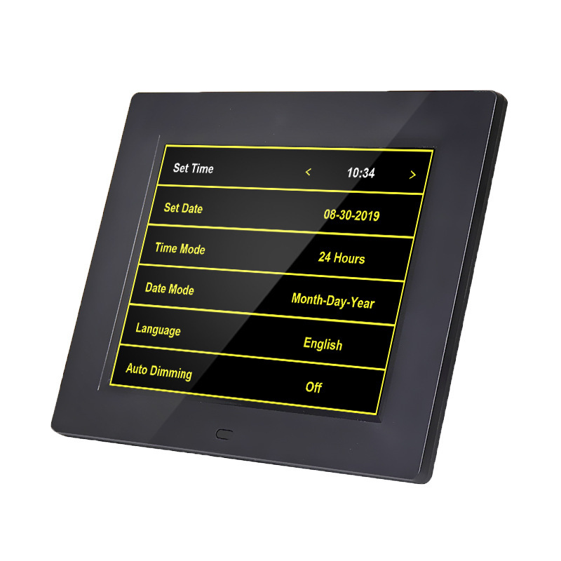 8-Inch Electronic Clock Digital Clock Electronic Calendar Clock Machine Factory
