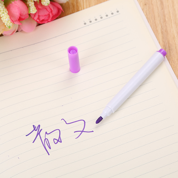 Environmental Protection Color Liquid Chalk Dust-Free Erasable Led Fluorescent Light Board Pen Children Graffiti Painting Blackboard Pen Wholesale