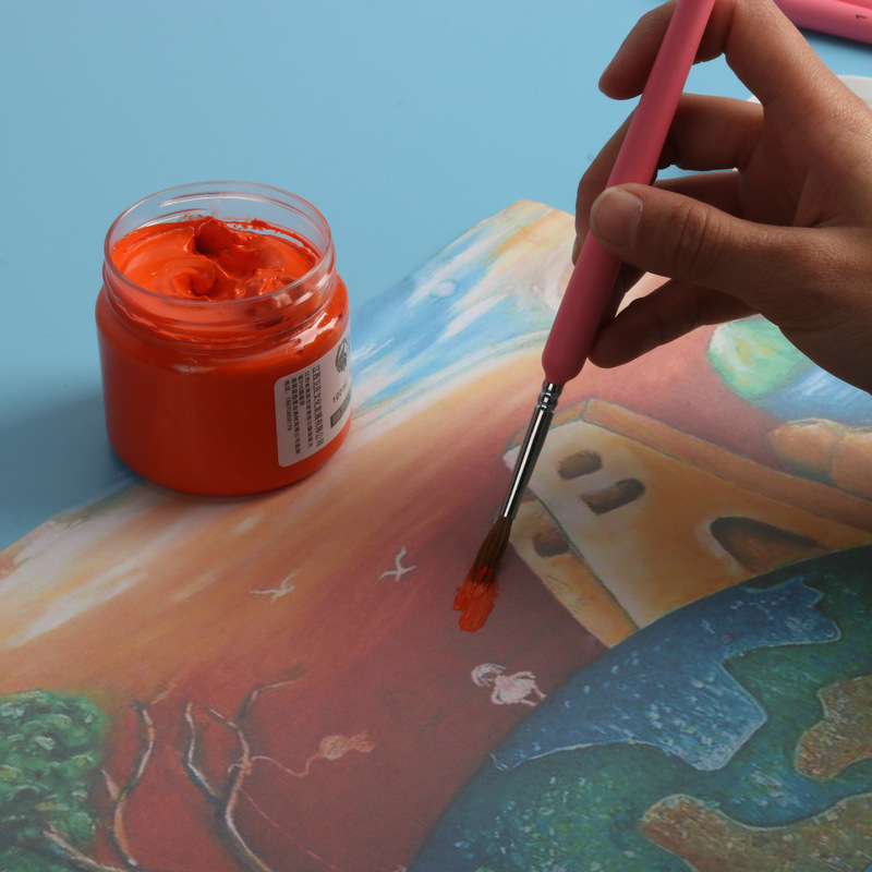 Weasel&#039;s Hair Delineating Brush Extra Fine Watercolor Gouache Acrylic Traditional Chinese Painting and Fine Brushwork Set Students Use Art Drawing Fine Writing Brush
