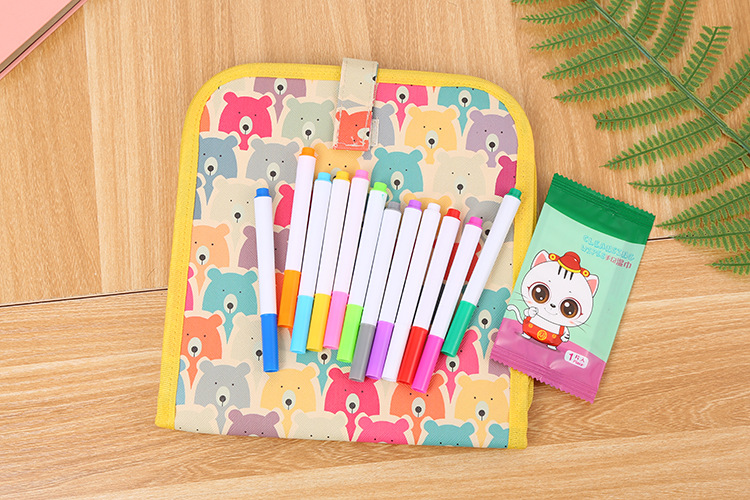 The Children repeatedly write erasable portable drawing book students doodle draw two - sided small blackboard watercolor chalk drawing board The Children repeatedly write erasable portable drawing book students doodle draw two - sided small blackboard watercolor chalk drawing board