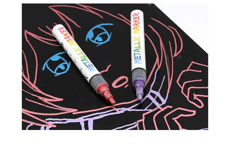 Somecchi writing line width 6mm chalk marker imported waterborne metallic color liquid marker Somecchi writing line width 6mm chalk marker imported waterborne metallic color liquid marker