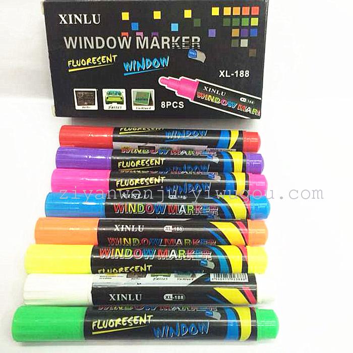 Glass Pen Blackboard Pen Window Pen 8 Colors Liquid Chalk Glass Pen Blackboard Pen Window Pen 8 Colors Liquid Chalk