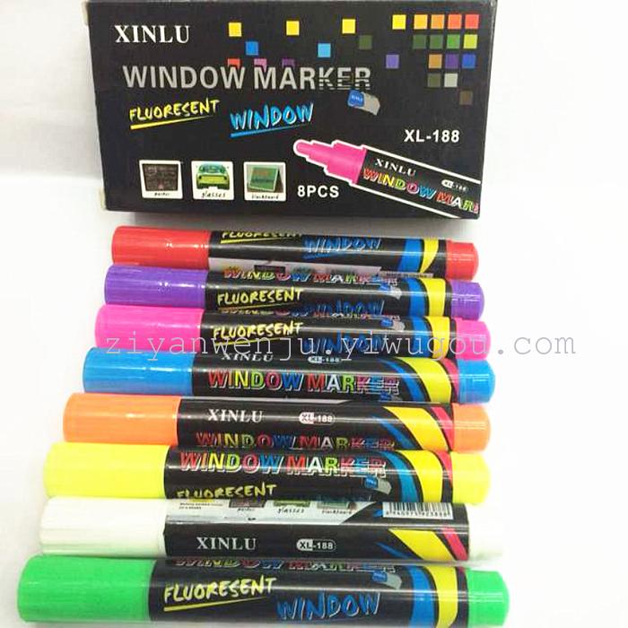 Glass Pen Blackboard Pen Window Pen 8 Colors Liquid Chalk Glass Pen Blackboard Pen Window Pen 8 Colors Liquid Chalk
