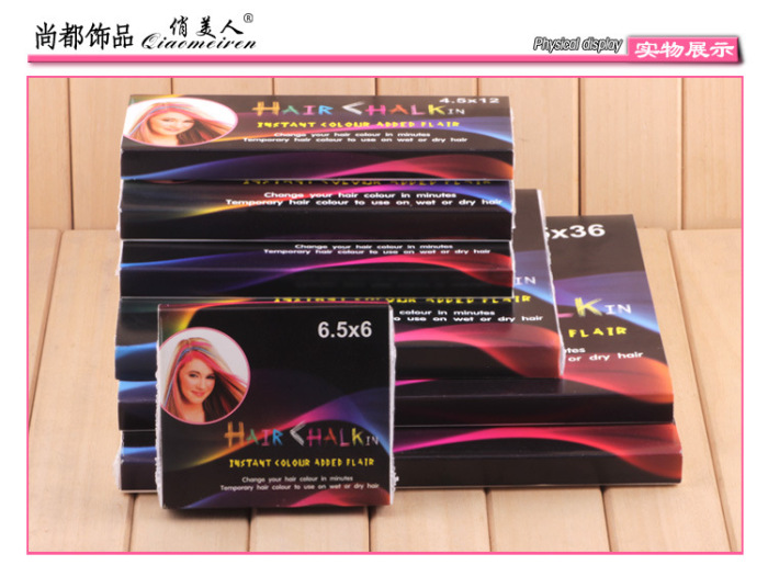 Disposable Hair Chalk 6 Colors 12 Colors 24 Colors 36 Colors Famille Rose Stick Hair Color Pen Hair Dyeing Disposable Hair Chalk 6 Colors 12 Colors 24 Colors 36 Colors Famille Rose Stick Hair Color Pen Hair Dyeing