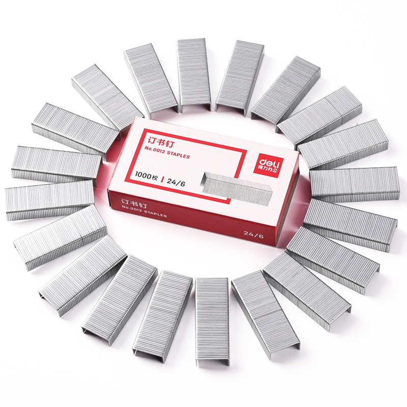 Deli 0012 Staple Office Supplies 24/6 Stitching Needle 12 Stapler Nail Stapler Nail Sub-Staple
