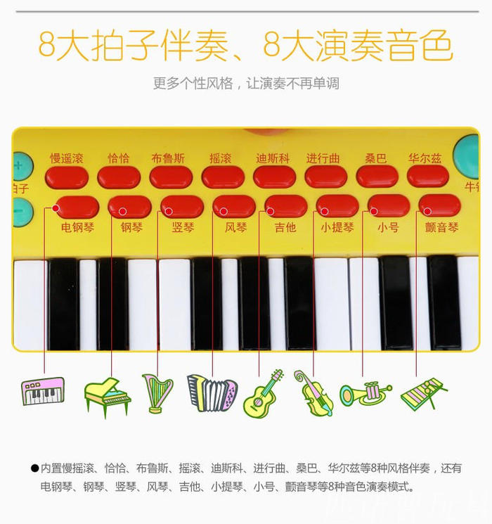 Shifeng sponge baby electronic keyboard 32 key infants early education for learning piano toys. Shifeng sponge baby electronic keyboard 32 key infants early education for learning piano toys.