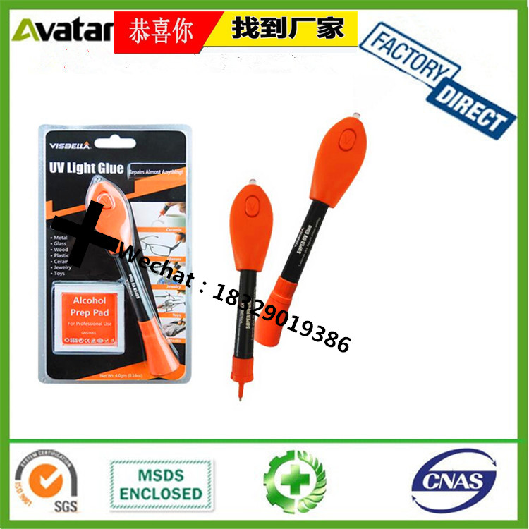 OEM Wholesale UV Gel GLUE Transparent Clear UV cure adhesive acrylic adhesive