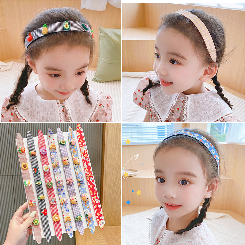 Bang Sticker Children&#039;s Velcro Hairband Decoration Baby Bow Hair Accessories Post Little Girl Hair Patch Headband