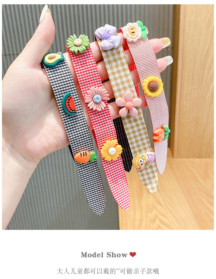 Bang Sticker Children's Velcro Hairband Decoration Baby Bow Hair Accessories Post Little Girl Hair Patch Headband