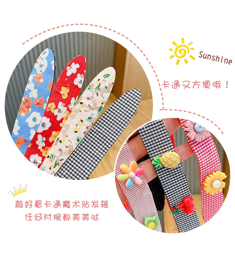 Bang Sticker Children's Velcro Hairband Decoration Baby Bow Hair Accessories Post Little Girl Hair Patch Headband