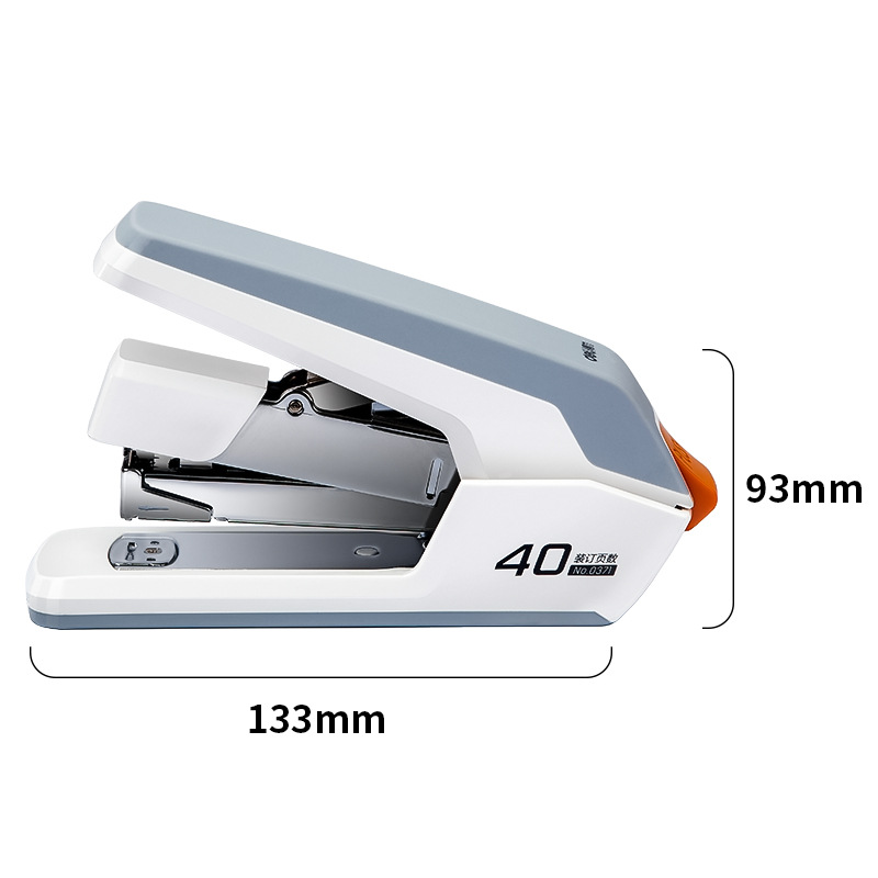 Deli 0371 Effortless Stapler Medium Thickened Staple 40 Pages Stapler Office Student Effortless Stapler