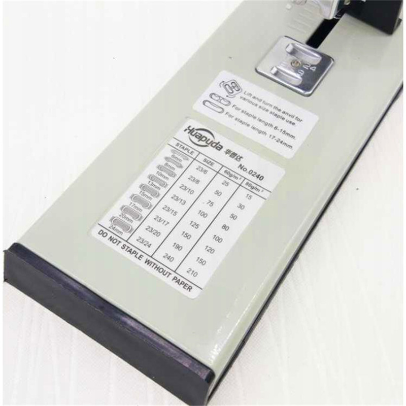 Exclusive for Cross-Border 240 Heavy Duty Stapler Huapod Extra Large Stapler Stapler Leather Stapler Generation Hair