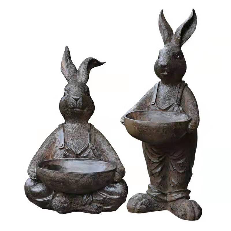 Outdoor Garden Kindergarten Lawn Decoration Compound Flower Pot Fruit Plate Business Card Case Creative Floor Landscaping Small Ornaments