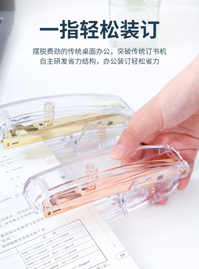 Factory Direct Acrylic Transparent Stapler Factory Direct Acrylic Transparent Stapler