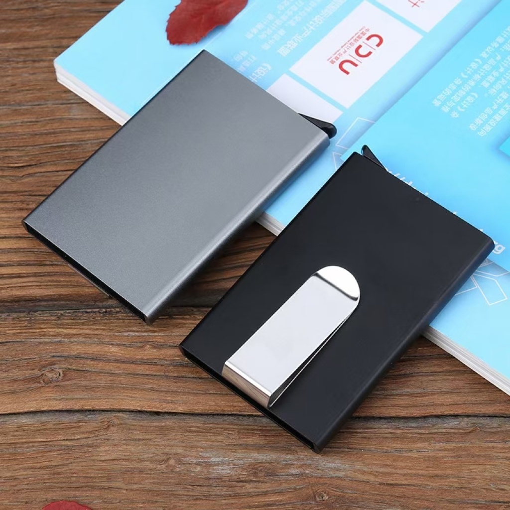 Zinc Alloy Business Card Clip Aluminum Alloy Real Dollar Business Card Case Men Women Automatic Push Type Metal Credit Card Box Zinc Alloy Business Card Clip Aluminum Alloy Real Dollar Business Card Case Men Women Automatic Push Type Metal Credit Card Box