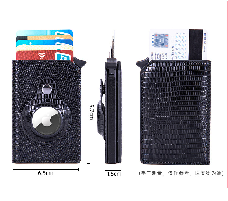 Card Holder Aluminum Anti-Theft Swiping Credit Card Box Shielded RFID Card Holder Card Case Apple Tracker Card Holder Aluminum Anti-Theft Swiping Credit Card Box Shielded RFID Card Holder Card Case Apple Tracker