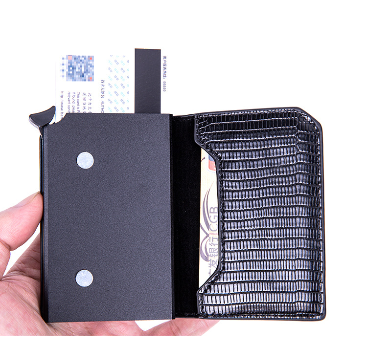 Card Holder Aluminum Anti-Theft Swiping Credit Card Box Shielded RFID Card Holder Card Case Apple Tracker Card Holder Aluminum Anti-Theft Swiping Credit Card Box Shielded RFID Card Holder Card Case Apple Tracker
