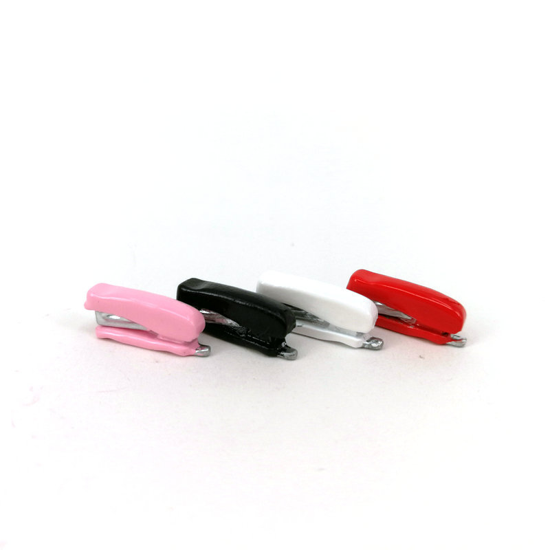 Dollhouse [Mini Book Stapler Stapler Model] Baby House Pocket Stationery DIY Accessory