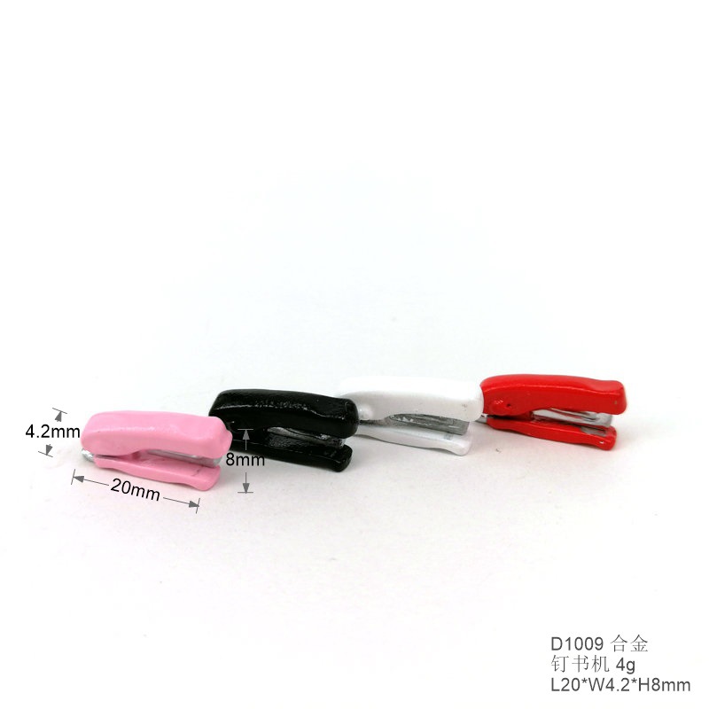 Dollhouse [Mini Book Stapler Stapler Model] Baby House Pocket Stationery DIY Accessory
