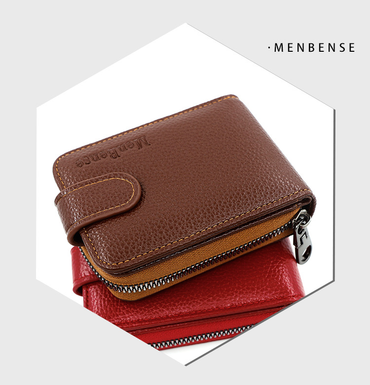 Factory Direct Supply New Expanding Card Holder Short Wallet Multiple Card Slots Lychee Pattern Men and Women Large Capacity Card Case Factory Direct Supply New Expanding Card Holder Short Wallet Multiple Card Slots Lychee Pattern Men and Women Large Capacity Card Case
