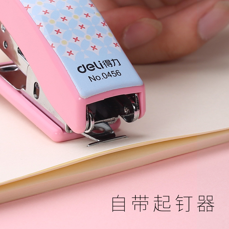 Mini Stapler Kit Cute Primary School Student Stapler Bookbinding Machine Small Children&#039;s Test Paper Book Book Book Stationery
