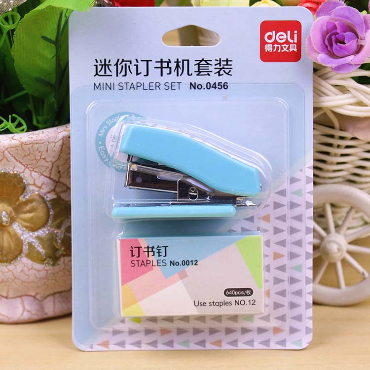 Mini Stapler Kit Cute Primary School Student Stapler Bookbinding Machine Small Children's Test Paper Book Book Book Stationery Mini Stapler Kit Cute Primary School Student Stapler Bookbinding Machine Small Children's Test Paper Book Book Book Stationery