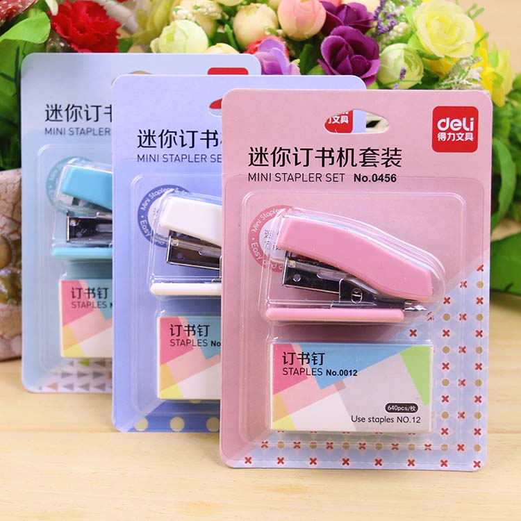 Mini Stapler Kit Cute Primary School Student Stapler Bookbinding Machine Small Children's Test Paper Book Book Book Stationery Mini Stapler Kit Cute Primary School Student Stapler Bookbinding Machine Small Children's Test Paper Book Book Book Stationery