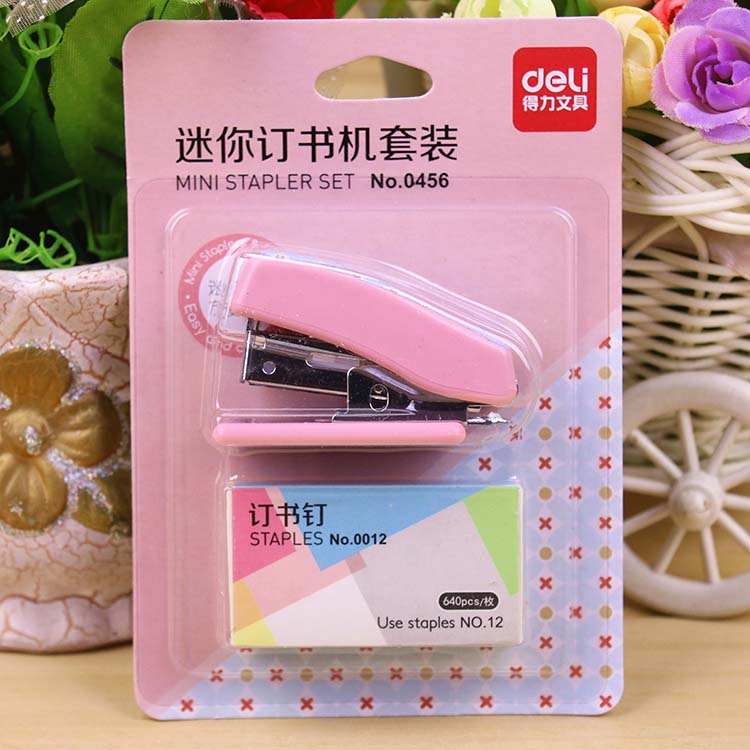 Mini Stapler Kit Cute Primary School Student Stapler Bookbinding Machine Small Children's Test Paper Book Book Book Stationery Mini Stapler Kit Cute Primary School Student Stapler Bookbinding Machine Small Children's Test Paper Book Book Book Stationery