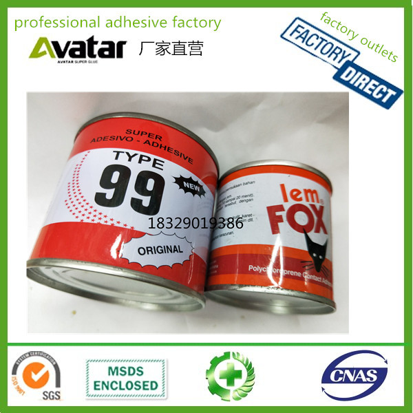  OEM Wholesale 99 neoprene contact adhesive glue   