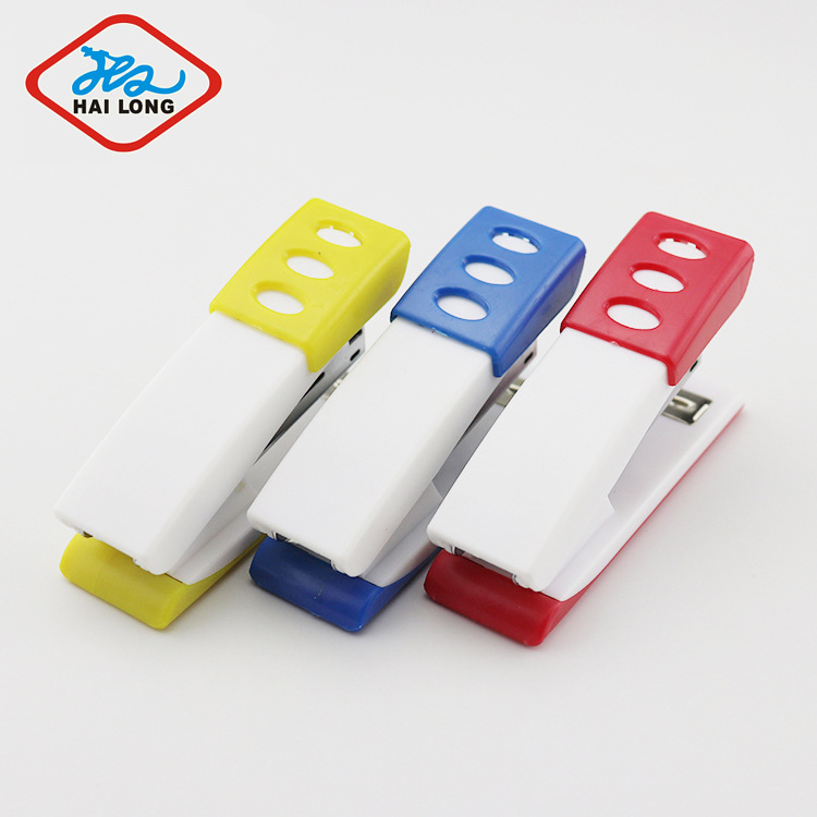 High Quality Recommended Mini Two-Color Plastic Stapler Binding Device High Quality Office Supplies